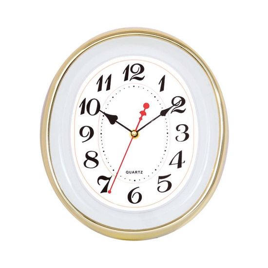 Picture of Maple Leaf Battery Operated PVC Wall Clock 30.3x26.3x4.3cm TLD6133