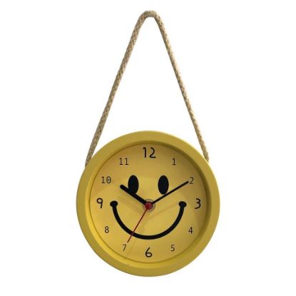 Picture of Maple Leaf Wall Clock Smile 15002 6inch Assorted