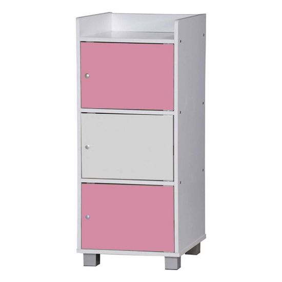 Picture of Maple Leaf Utility Shelf 3Door SU100 Pink&White