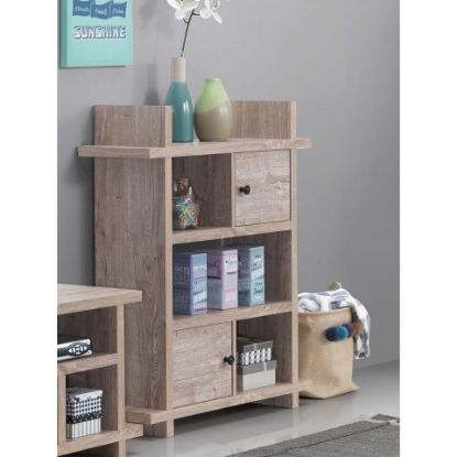 Picture of Maple Leaf Book Shelf Storage Organizer HW4021 L80xW29.5xH100.5cm Brown