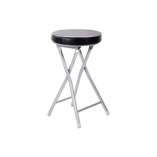 Picture of Maple Leaf Folding Stool HPZ-12 Black