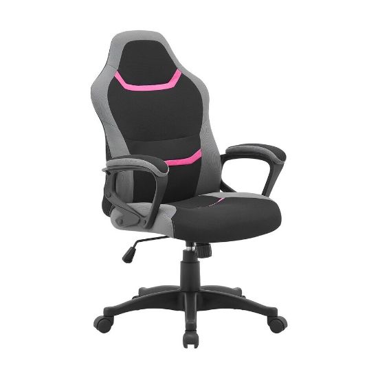 Picture of Maple Leaf Executive High Back Office Chair 591 Black Pink