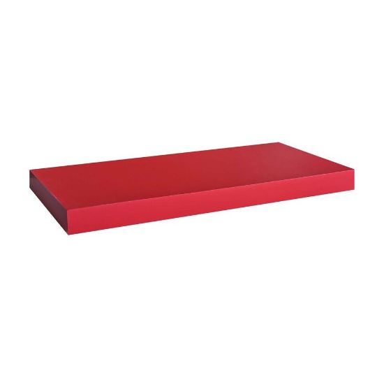 Picture of Maple Leaf Wooden Wall Shelf 60cm Red A902A