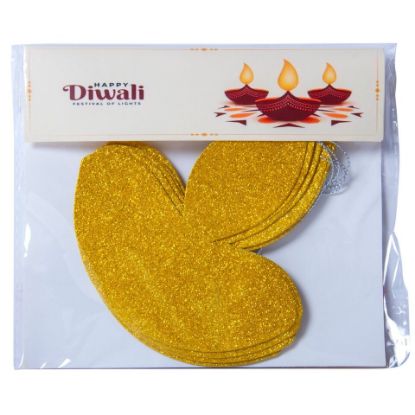 Picture of Advina Hanging Gold Diya Cutouts, 12 Pcs