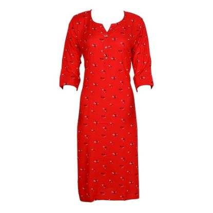 Picture of Khwaish Women's Kurtha 1523745-REDFLR, Medium