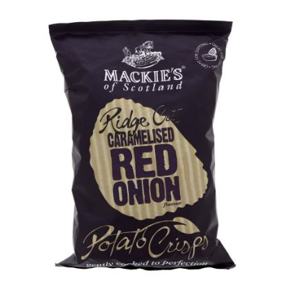 Picture of Mackies Ridge Cut Caramelized Red Onion Potato Crisps 150 g