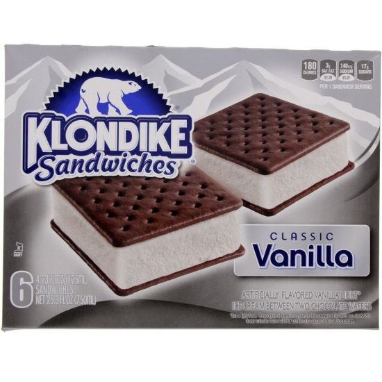 Picture of Klondike Sandwiches Classic Vanilla 6pcs Sandwiches