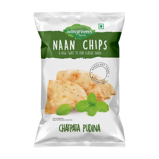 Picture of Wingreens Farms Naan Chips Chatpata Pudina 150g