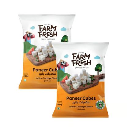 Picture of Farm Fresh Paneer Cubes 2 x 200 g